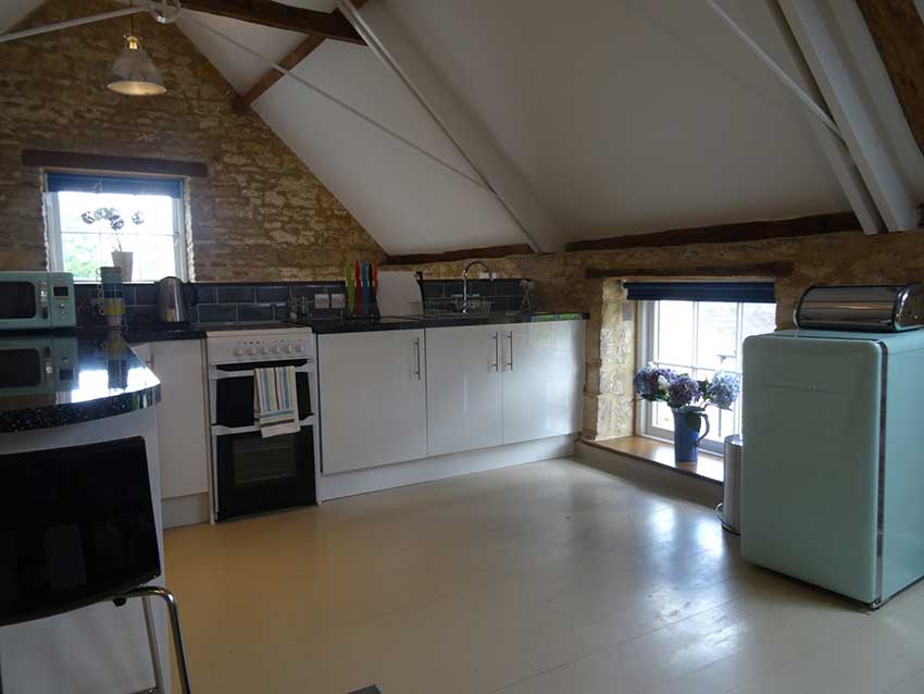 Kitchen in flat for short term rent